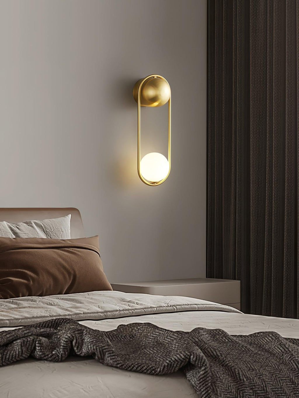 Fadrina Glass Wall Light-Moonnatur