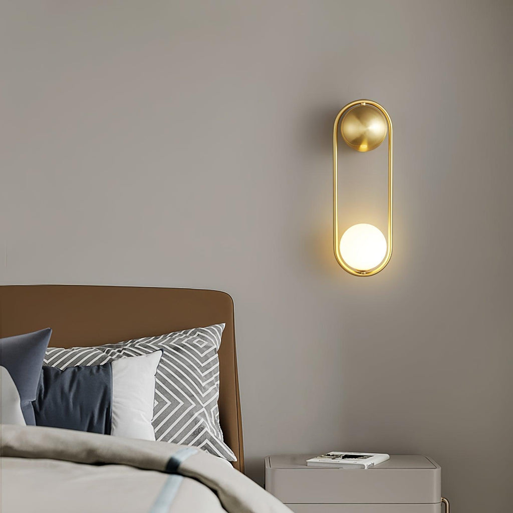 Fadrina Glass Wall Light-Moonnatur