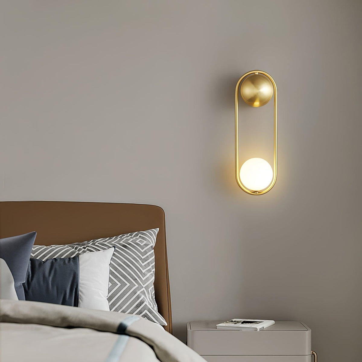 Fadrina Glass Wall Light-Moonnatur