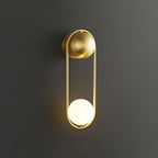 Fadrina Glass Wall Light-Moonnatur