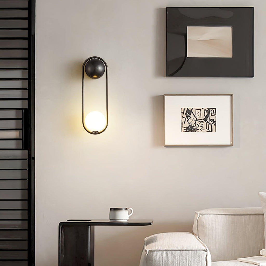 Fadrina Glass Wall Light-Moonnatur