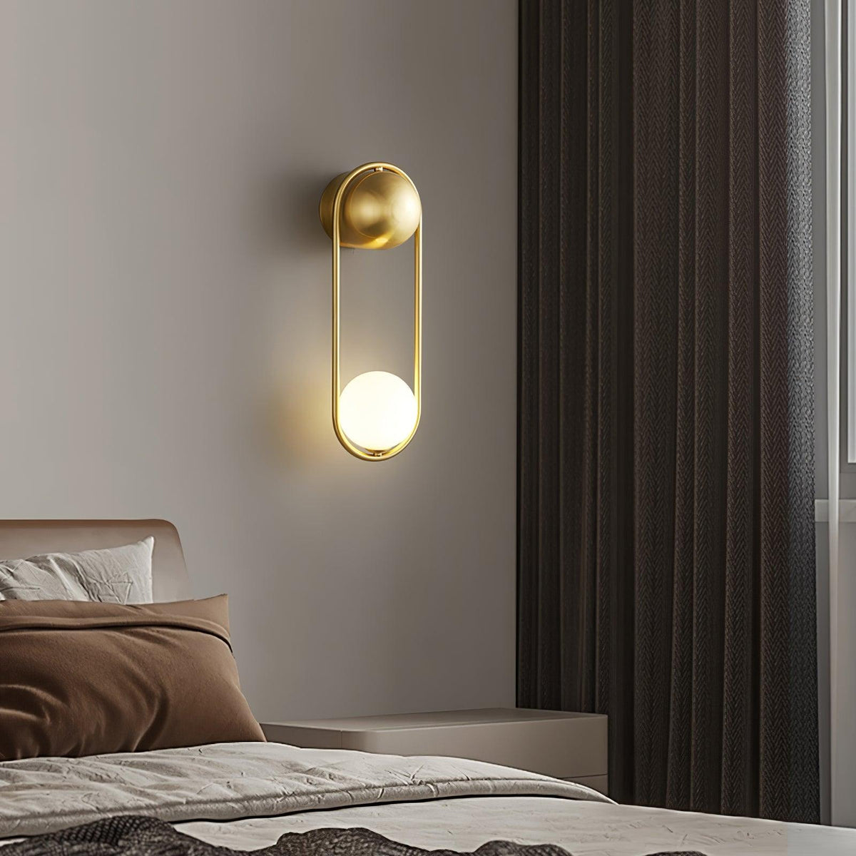 Fadrina Glass Wall Light-Moonnatur