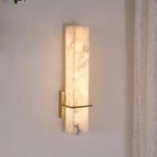 Dunselwyn Alabaster Wall Light-Moonnatur