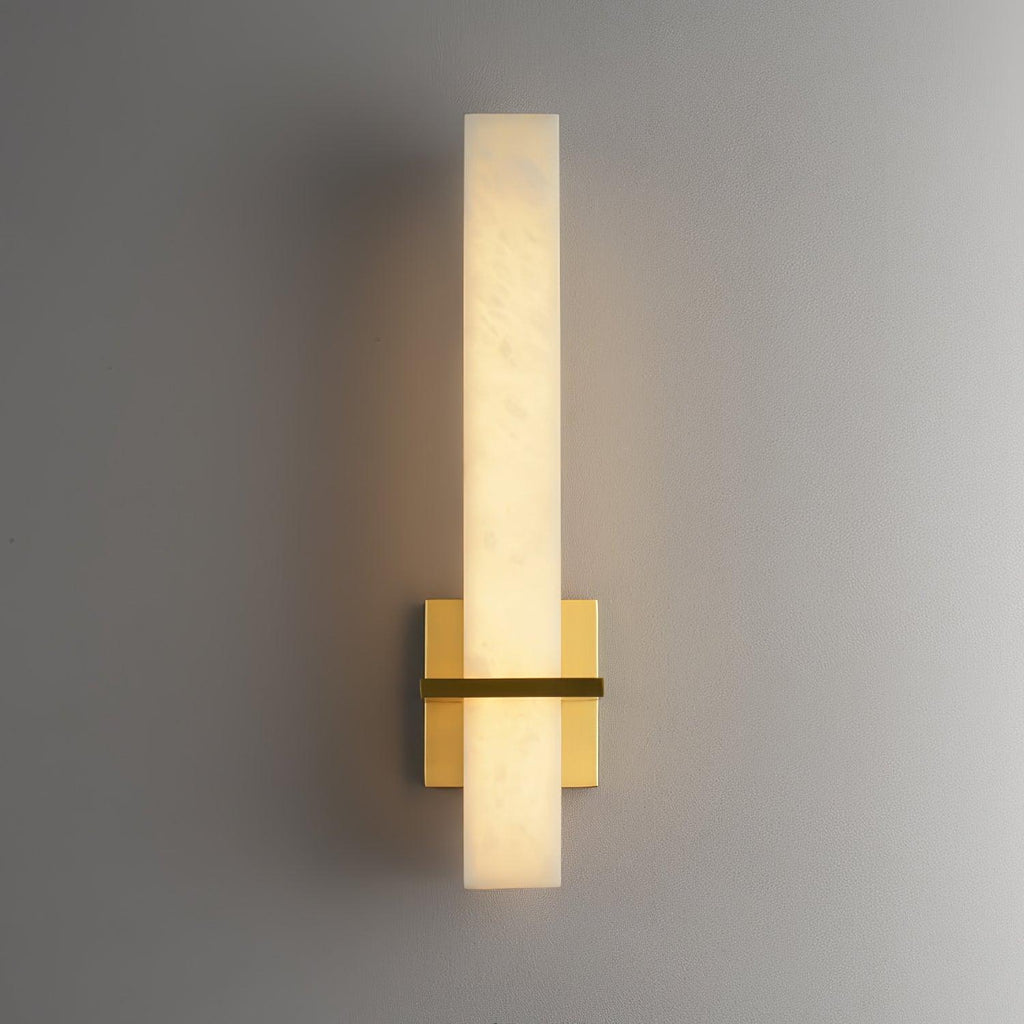 Dunselwyn Alabaster Wall Light-Moonnatur