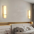 Dunselwyn Alabaster Wall Light-Moonnatur