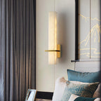 Dunselwyn Alabaster Wall Light-Moonnatur