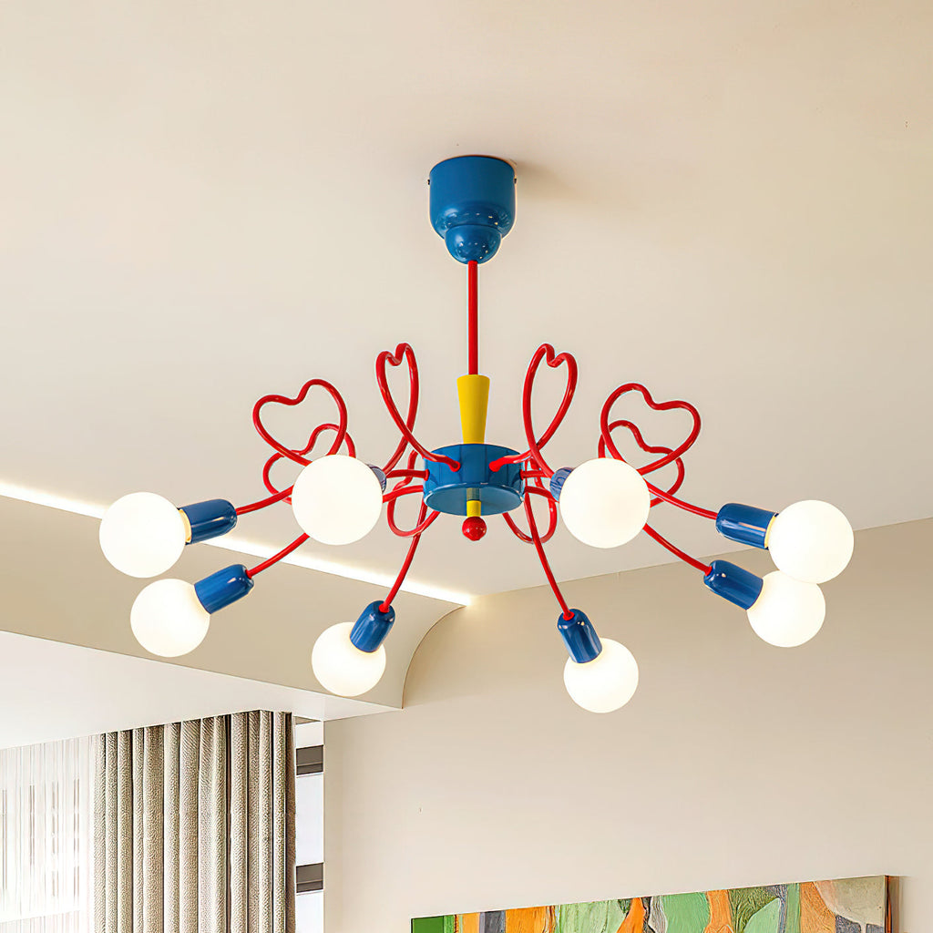 Zelvenash Metal Chandelier-Moonnatur