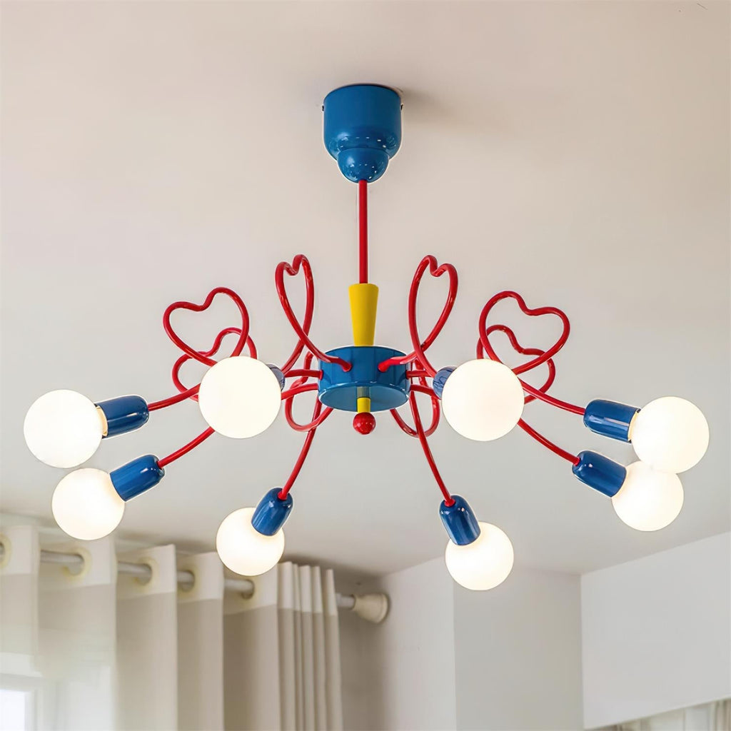 Zelvenash Metal Chandelier-Moonnatur
