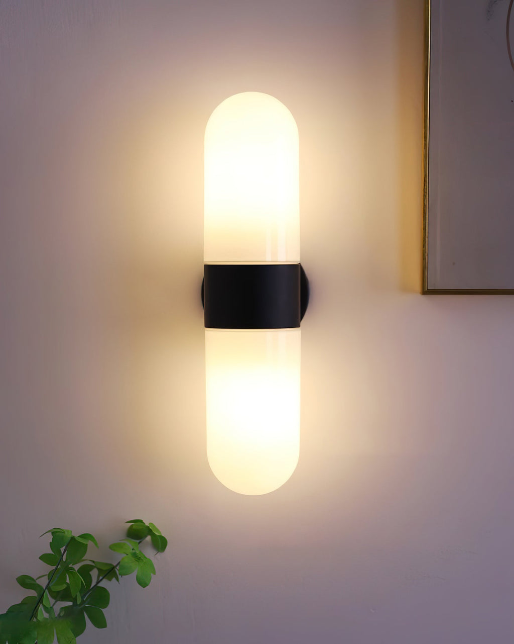 Ashengrove Glass Wall Light-Moonnatur