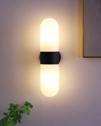 Ashengrove Glass Wall Light-Moonnatur