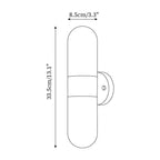 Ashengrove Glass Wall Light-Moonnatur