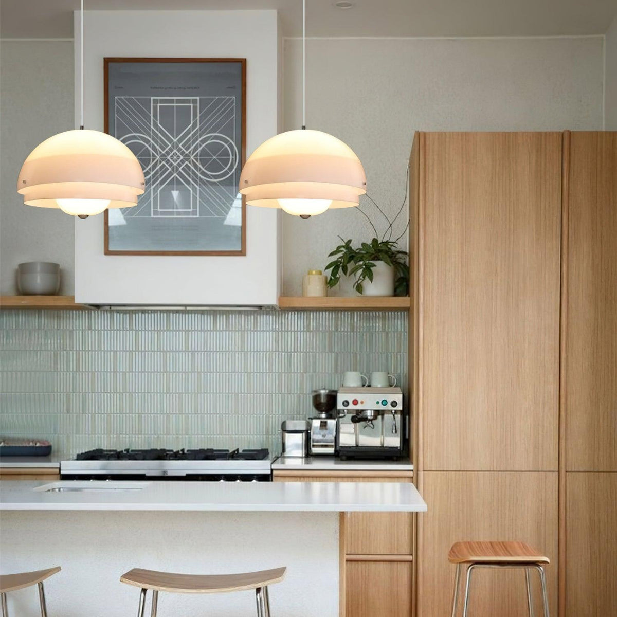 Clarenune Glass Pendant Light-Moonnatur