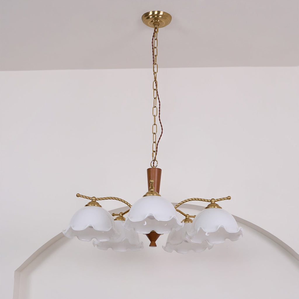 Grenelara Glass Chandelier-Moonnatur