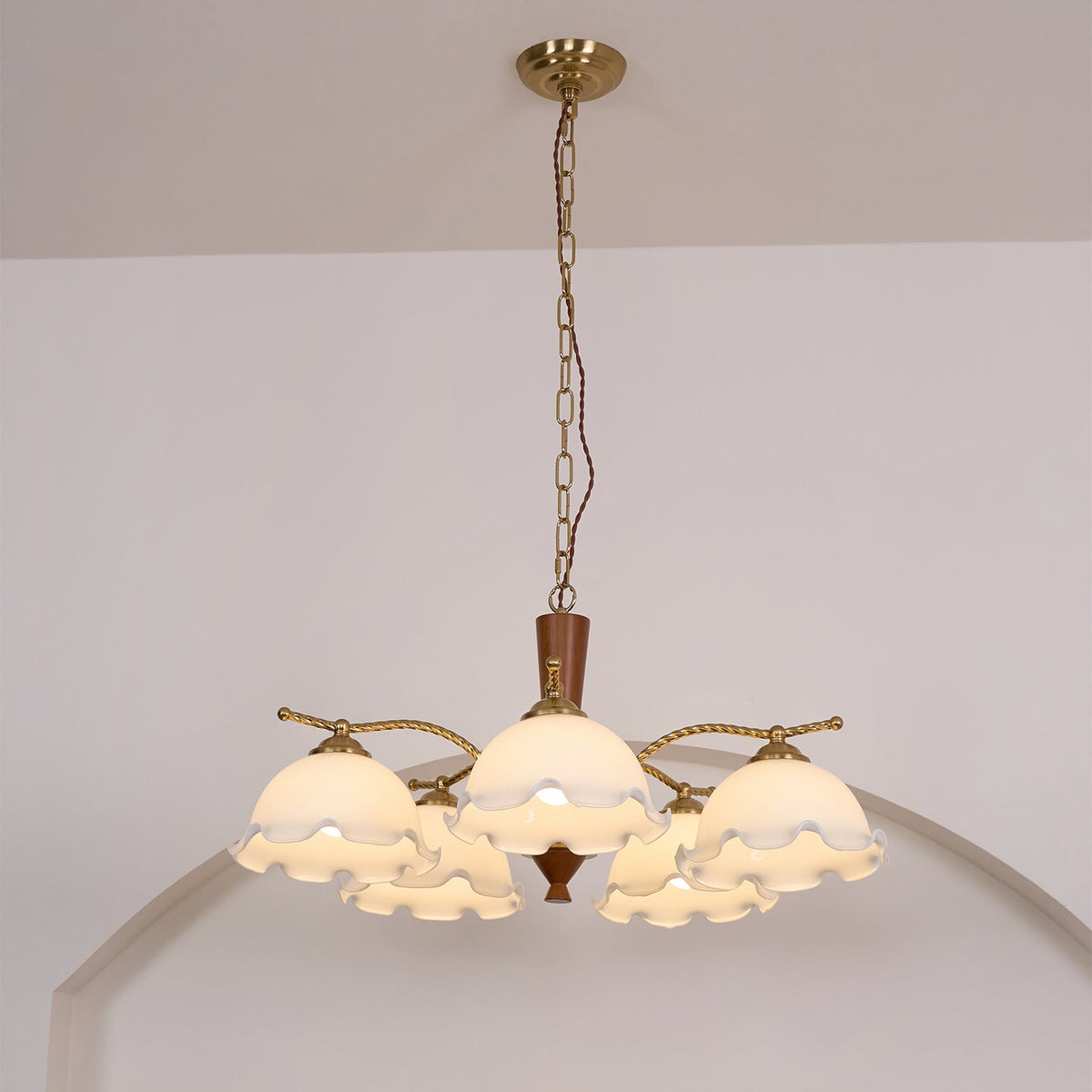 Grenelara Glass Chandelier-Moonnatur