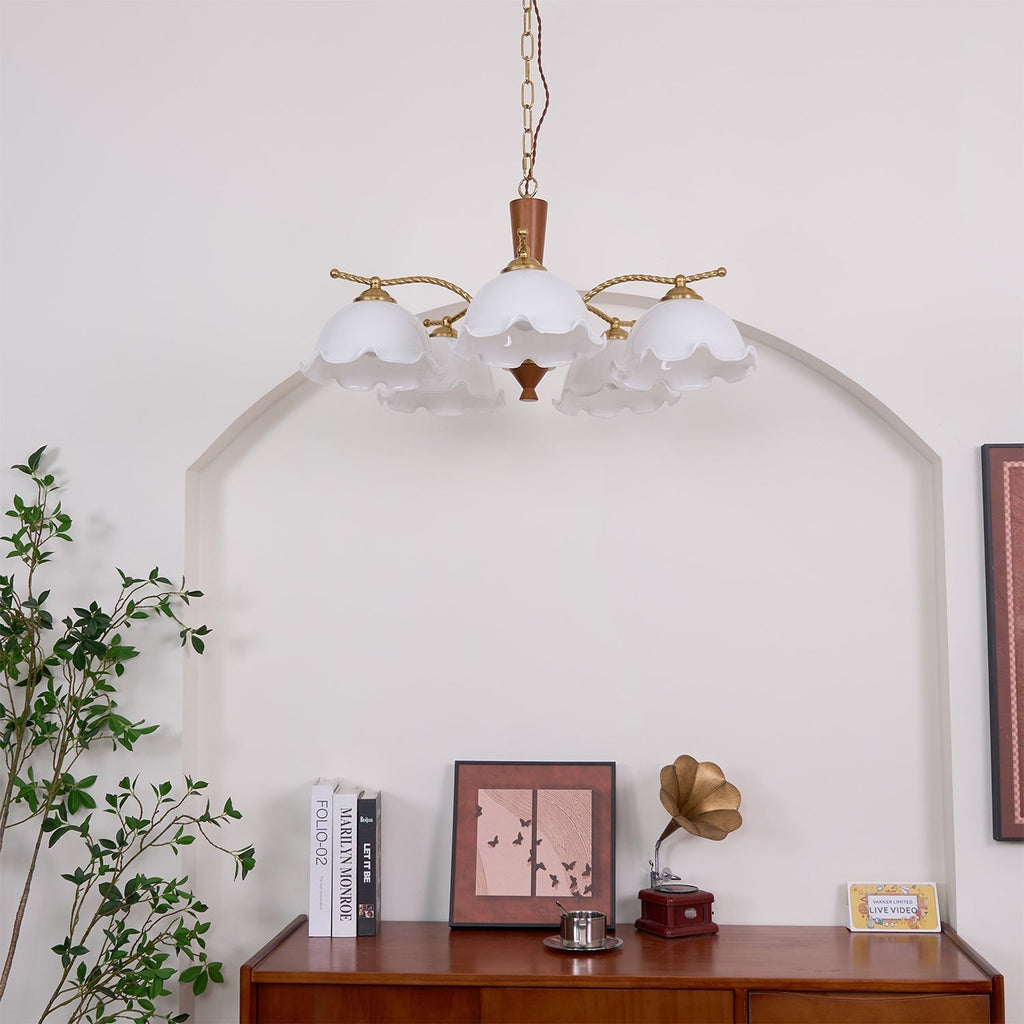Grenelara Glass Chandelier-Moonnatur