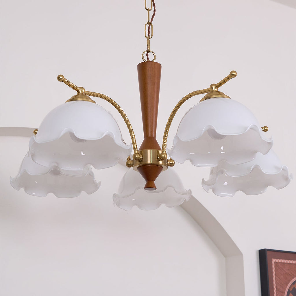 Grenelara Glass Chandelier-Moonnatur