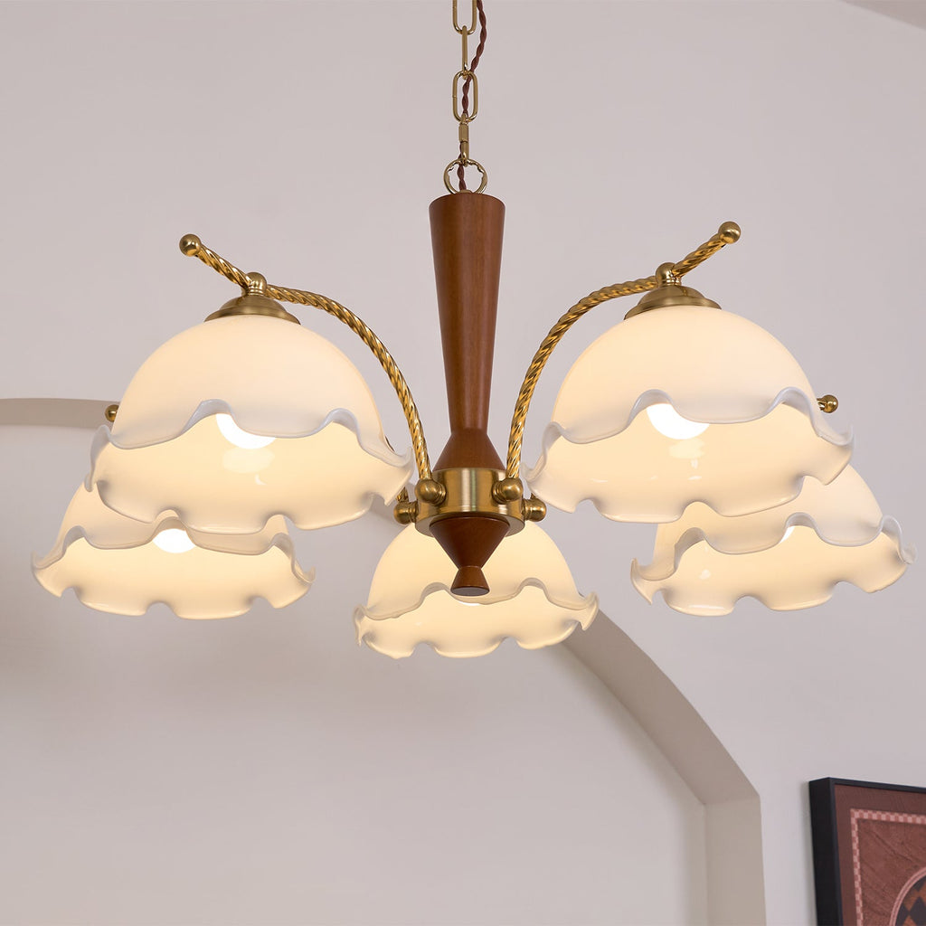 Grenelara Glass Chandelier-Moonnatur