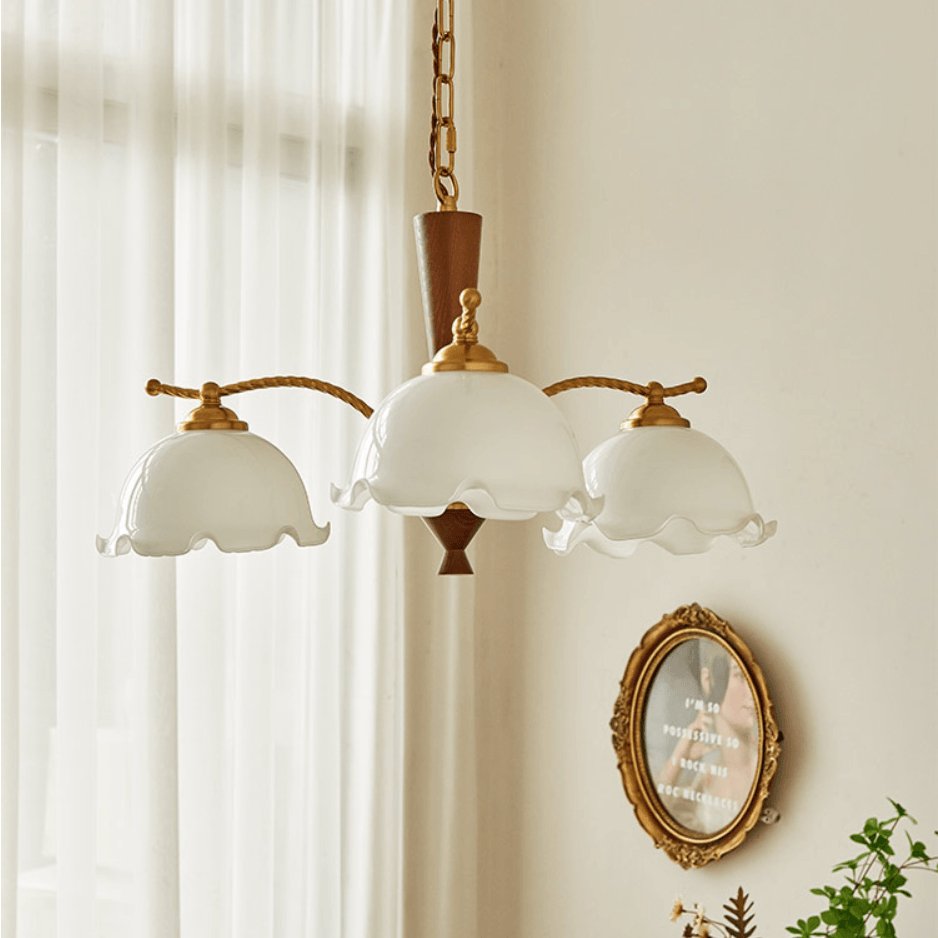 Grenelara Glass Chandelier-Moonnatur
