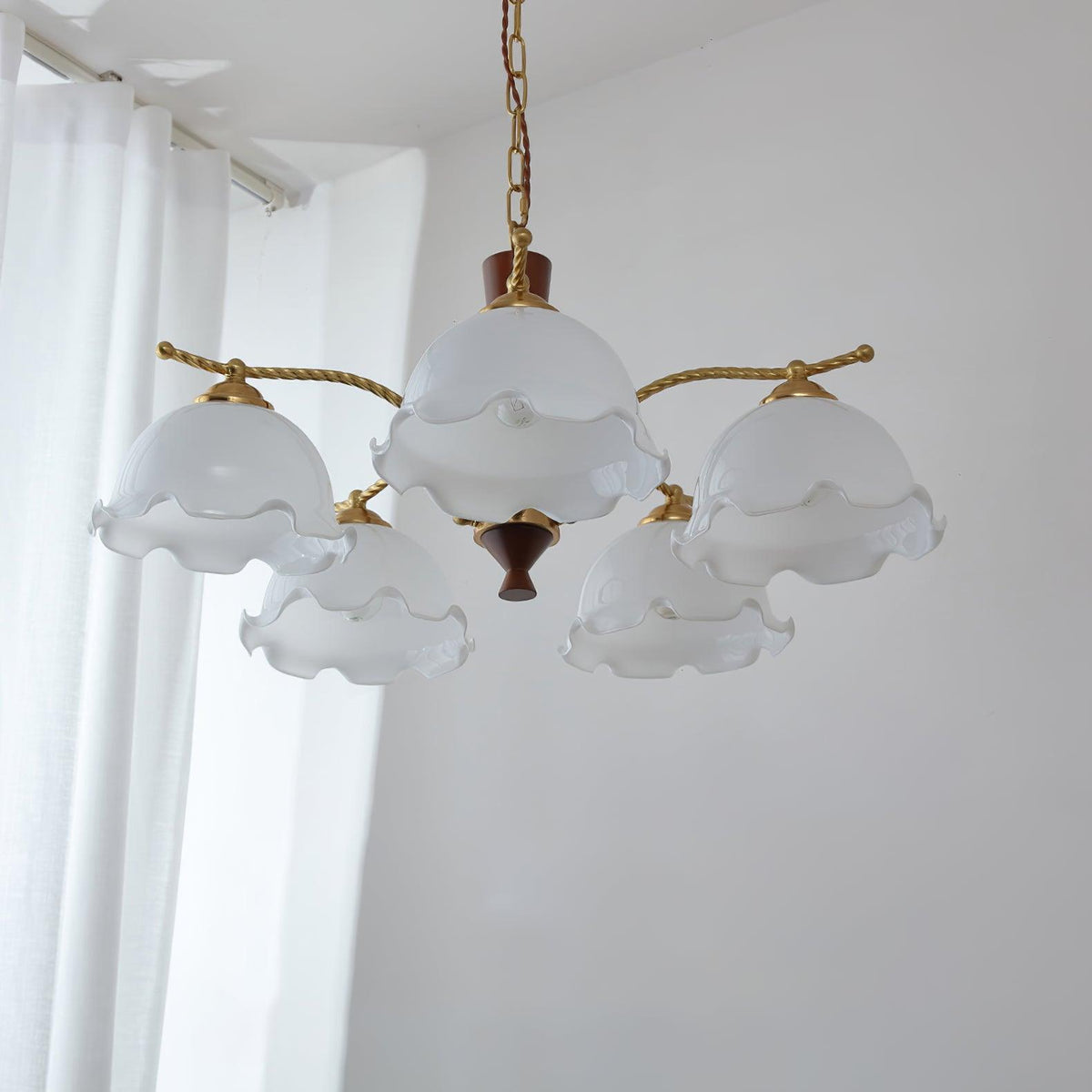Grenelara Glass Chandelier-Moonnatur