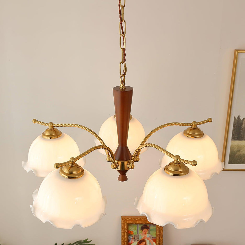 Grenelara Glass Chandelier-Moonnatur