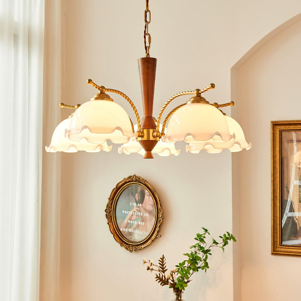 Grenelara Glass Chandelier-Moonnatur