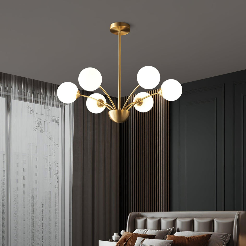 Calderelle Glass Chandelier-Moonnatur