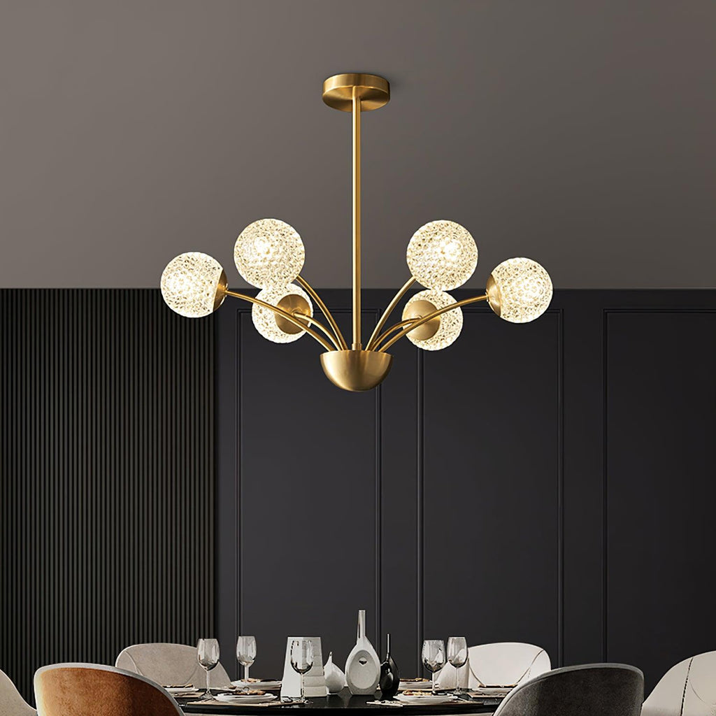 Calderelle Glass Chandelier-Moonnatur