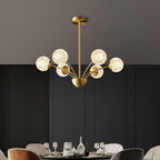 Calderelle Glass Chandelier-Moonnatur