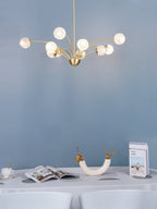 Calderelle Glass Chandelier-Moonnatur