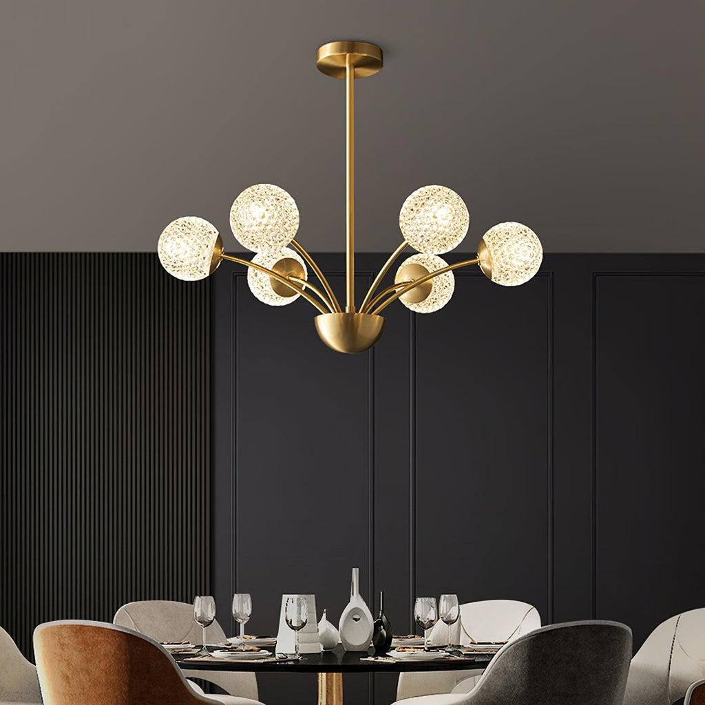 Calderelle Glass Chandelier-Moonnatur