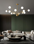 Calderelle Glass Chandelier-Moonnatur