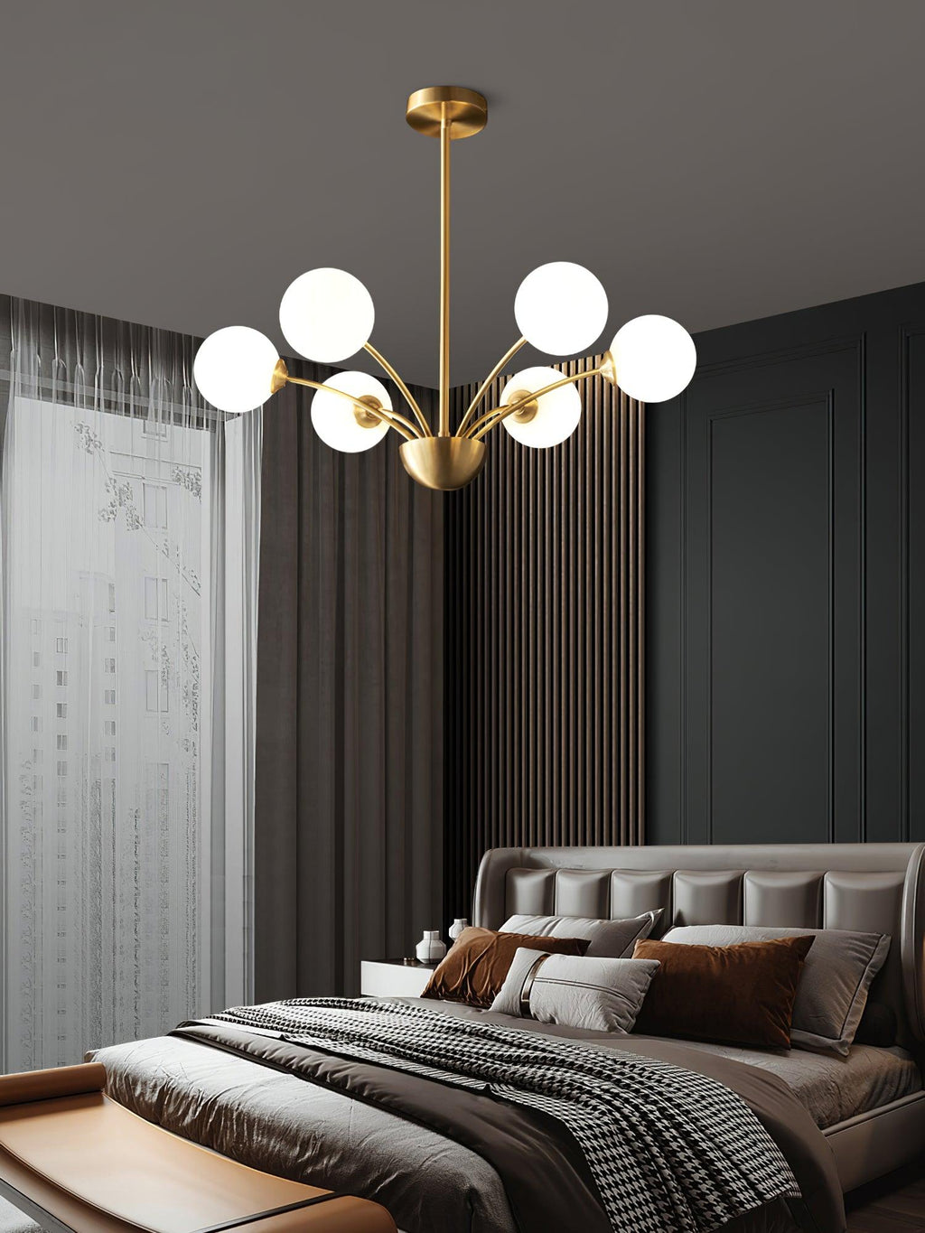 Calderelle Glass Chandelier-Moonnatur