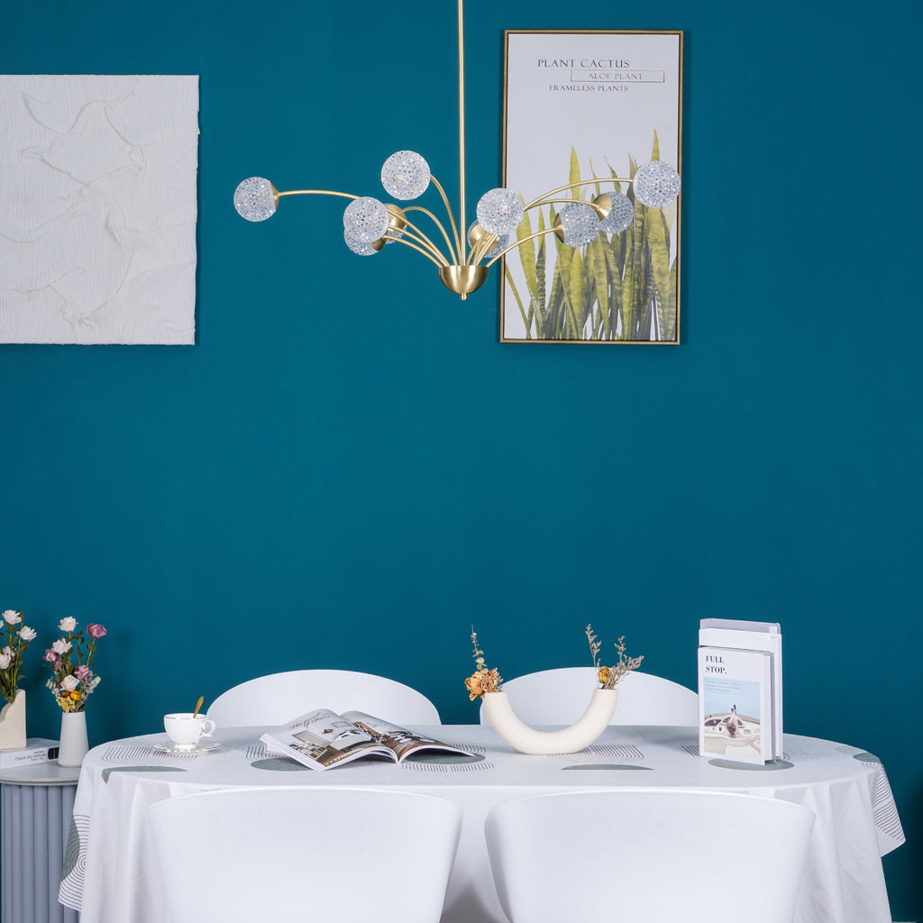 Calderelle Glass Chandelier-Moonnatur