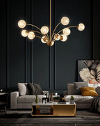 Calderelle Glass Chandelier-Moonnatur