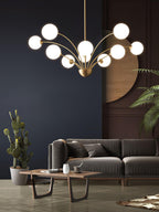 Calderelle Glass Chandelier-Moonnatur