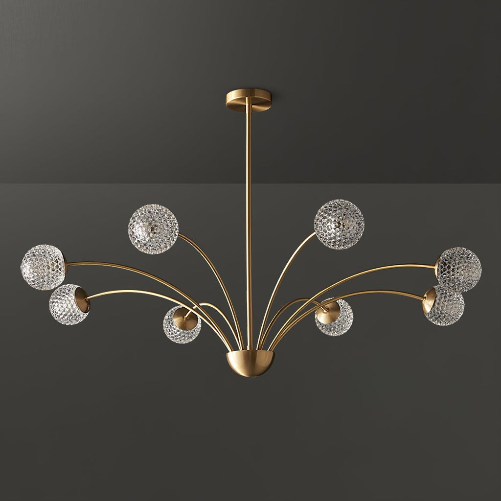 Calderelle Glass Chandelier-Moonnatur