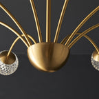 Calderelle Glass Chandelier-Moonnatur