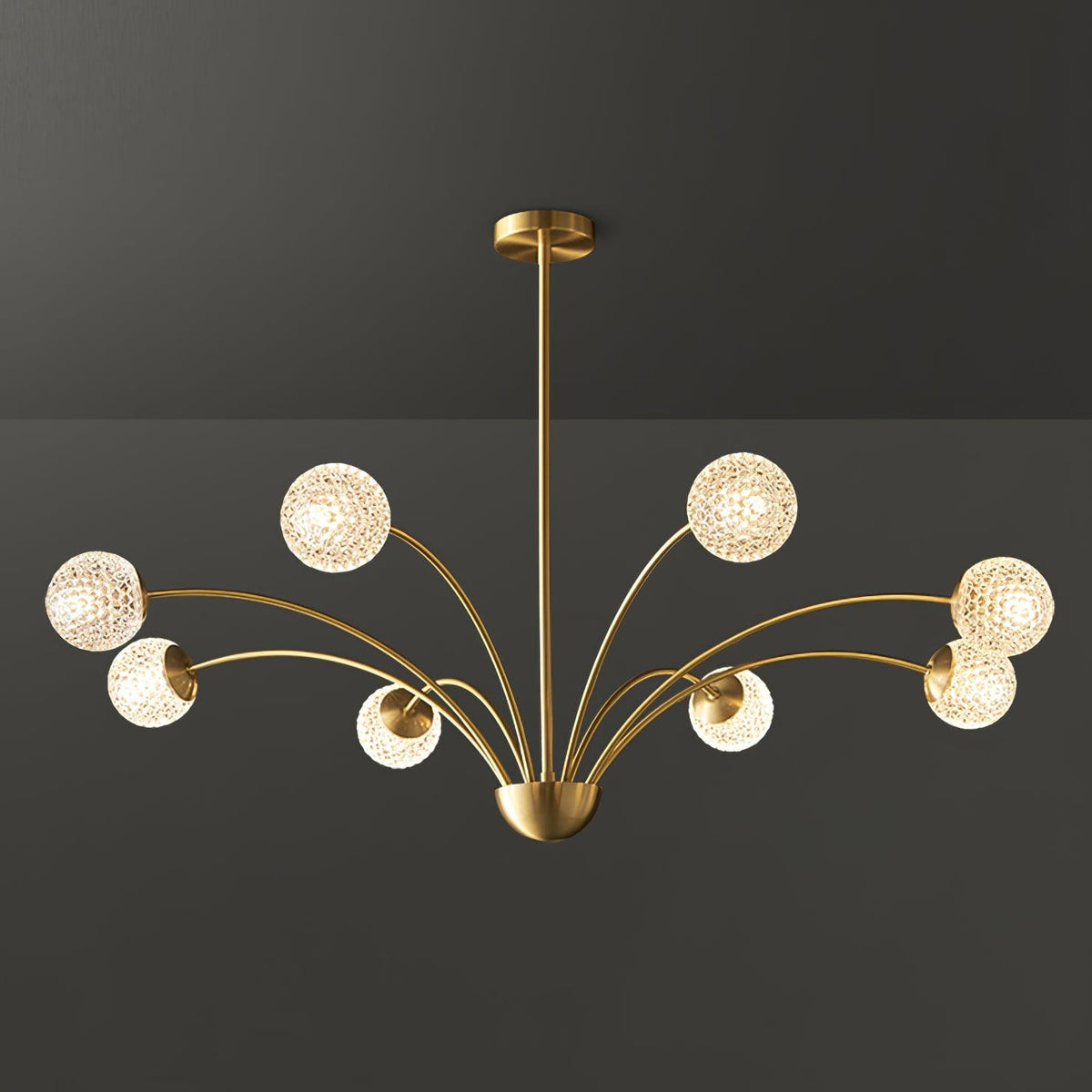 Calderelle Glass Chandelier-Moonnatur