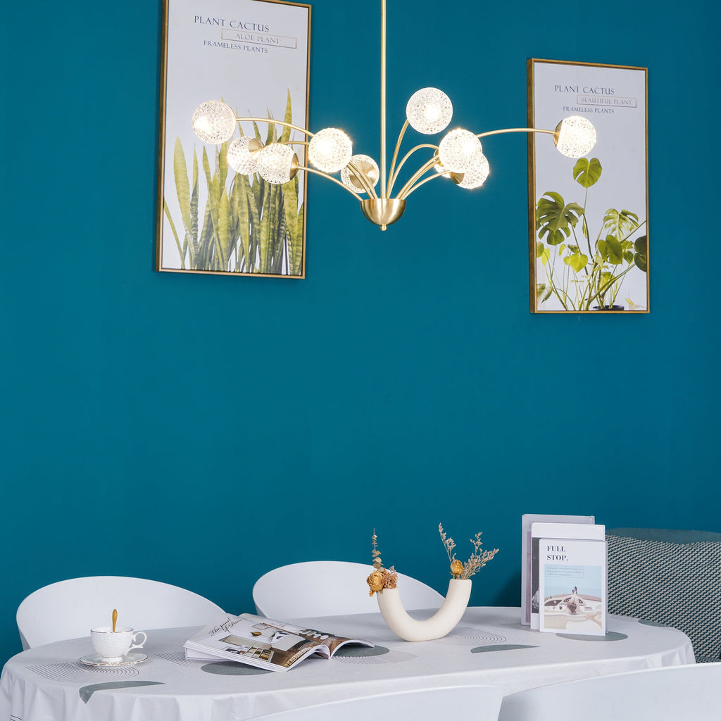 Calderelle Glass Chandelier-Moonnatur