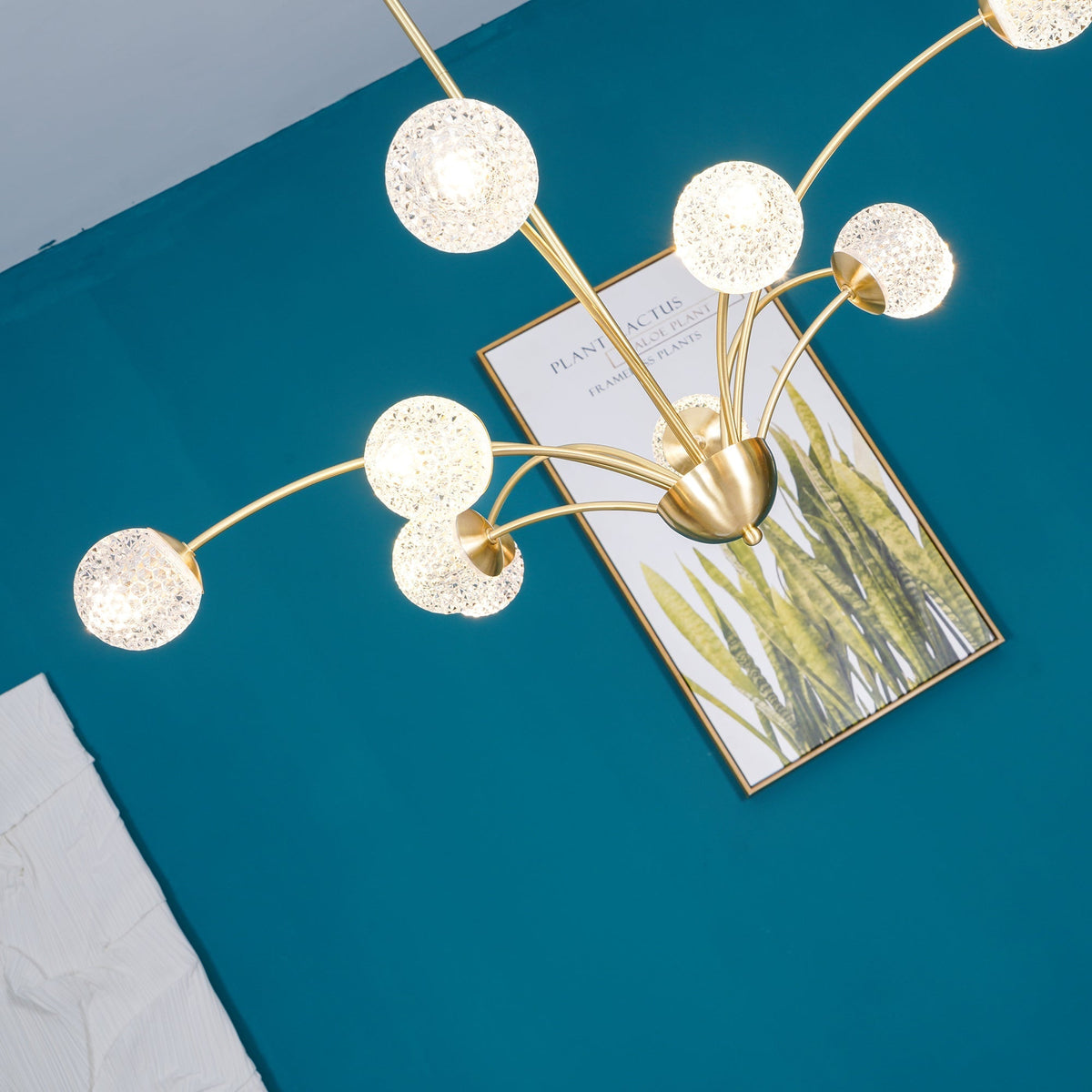 Calderelle Glass Chandelier-Moonnatur