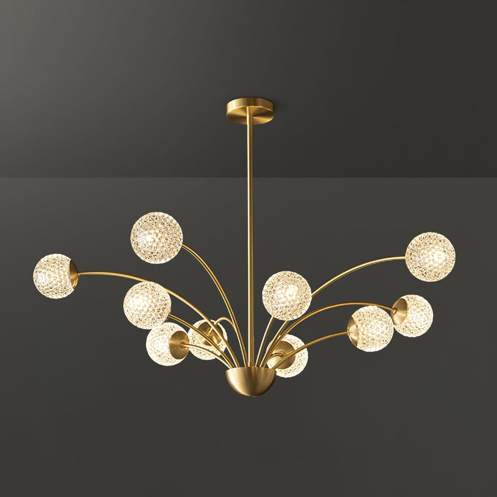 Calderelle Glass Chandelier-Moonnatur