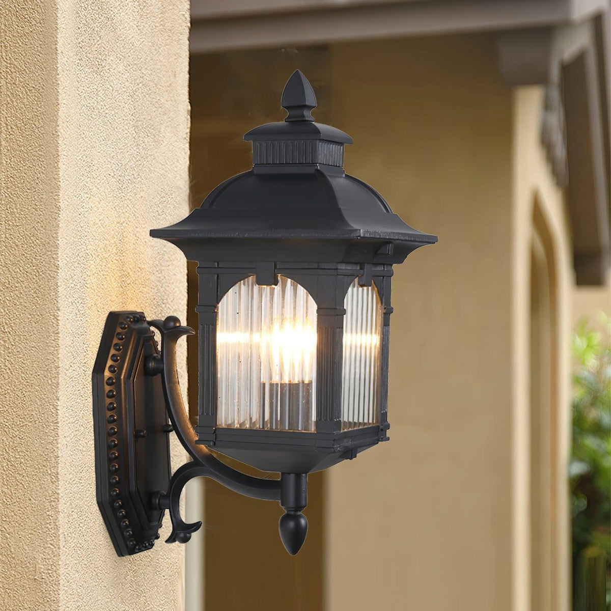 Harvenwick Glass Wall Light-Moonnatur
