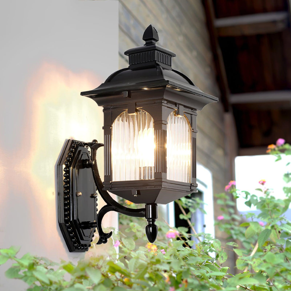 Brevenbrook Glass Wall Light-Moonnatur