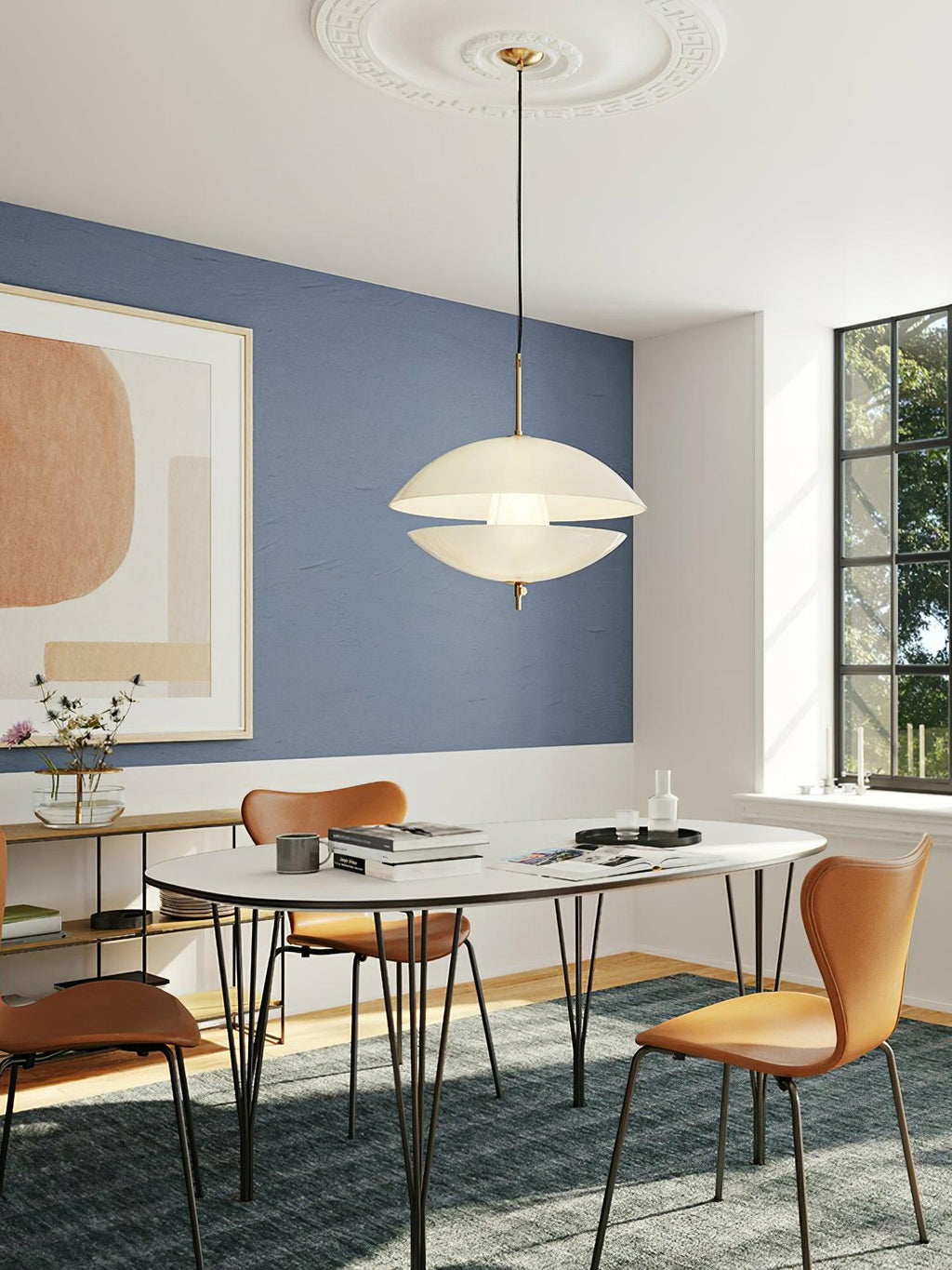 Ravina Glass Pendant Light-Moonnatur