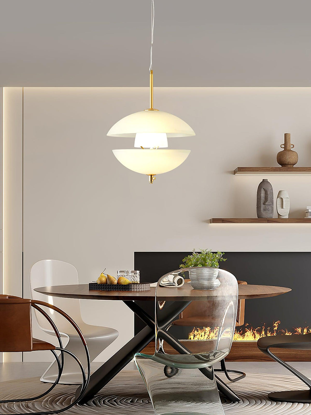 Ravina Glass Pendant Light-Moonnatur