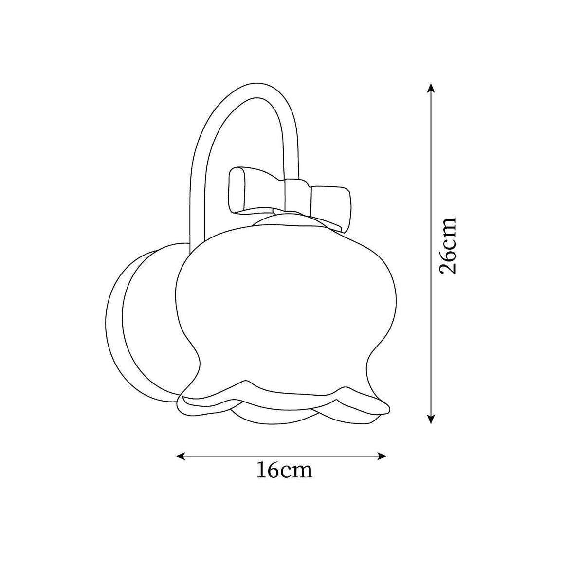 Rildeneris Glass Wall Light-Moonnatur