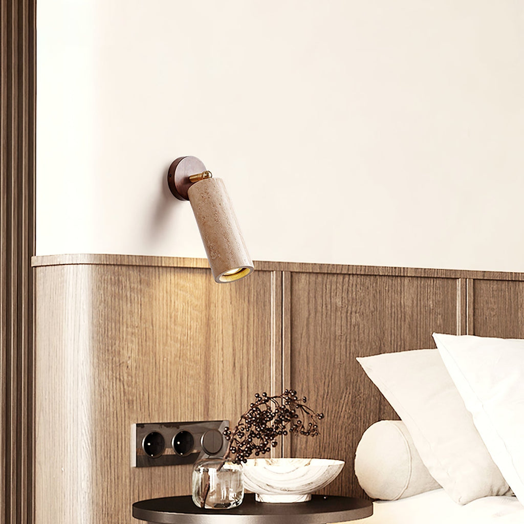 Selvenara Travertine Wall Light-Moonnatur