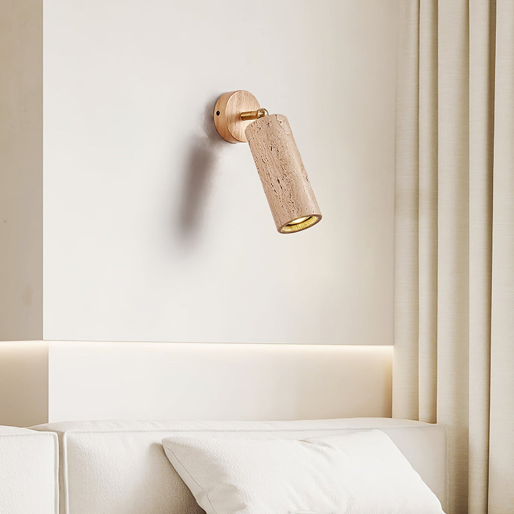 Selvenara Travertine Wall Light-Moonnatur