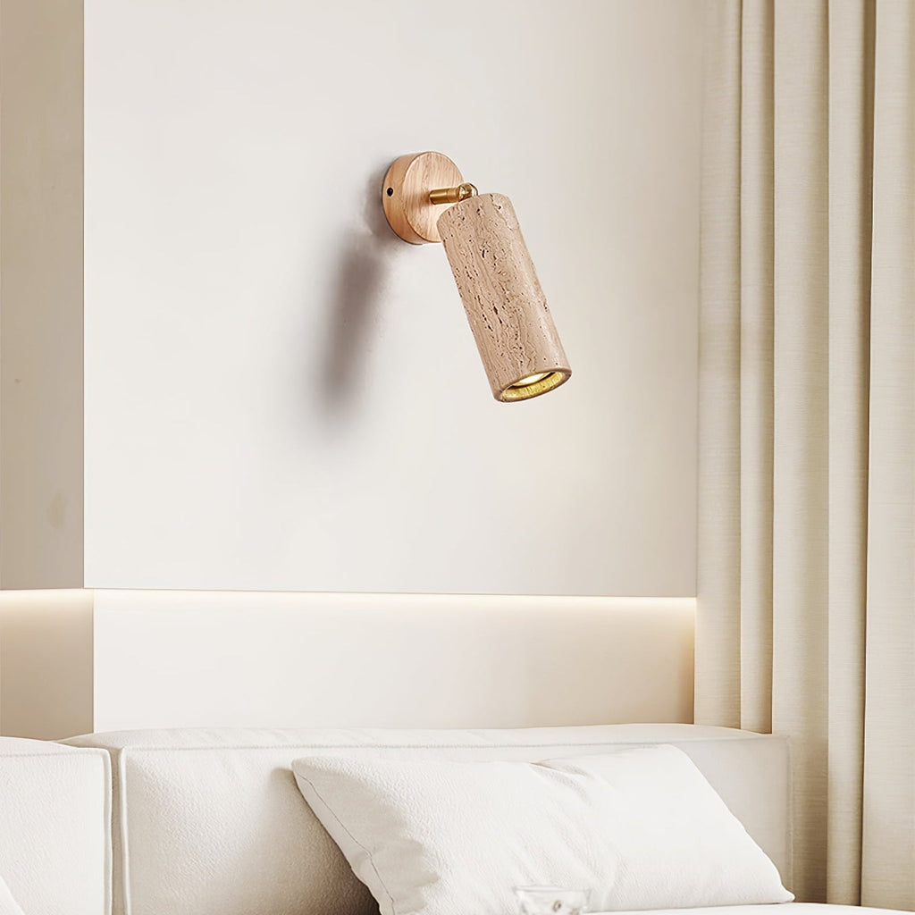 Selvenara Travertine Wall Light-Moonnatur