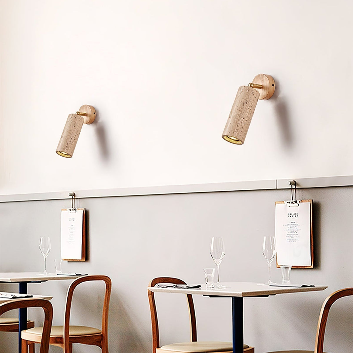 Selvenara Travertine Wall Light-Moonnatur